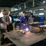 د چین سپلائی CNC ګیتري ډول ډول پلازما کسر ماشین