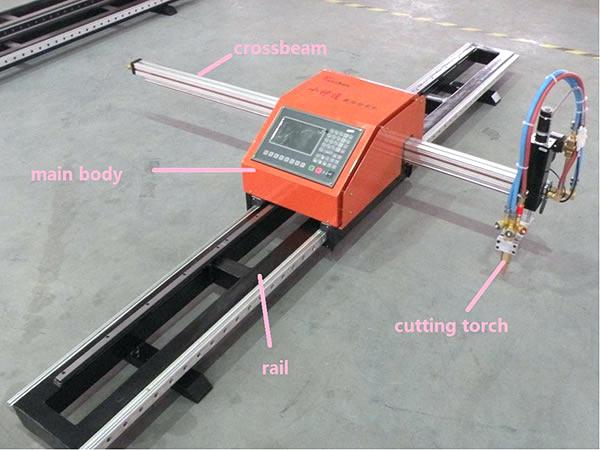د هوا ګاز اکسیجن پلازما CNC کاٹنے ماشین، د CNC Cutter پلازمی